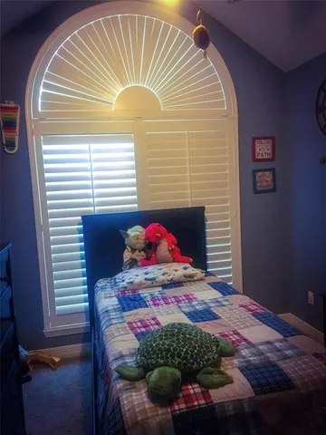 a view of a room with racks