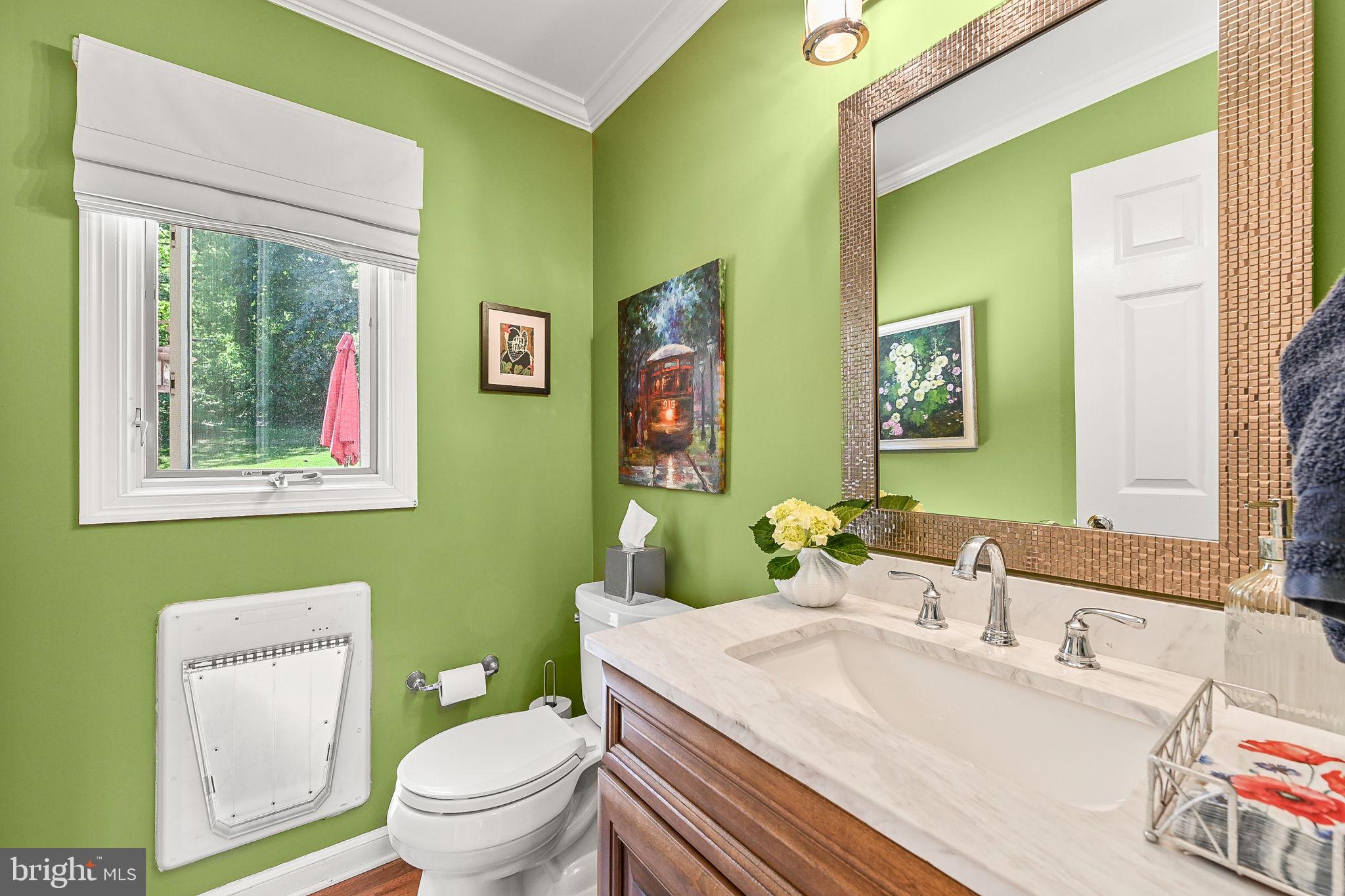 923 Copper Beech Lane Wayne, PA 19087 - Photo 14 of 45 Updated Half Bath