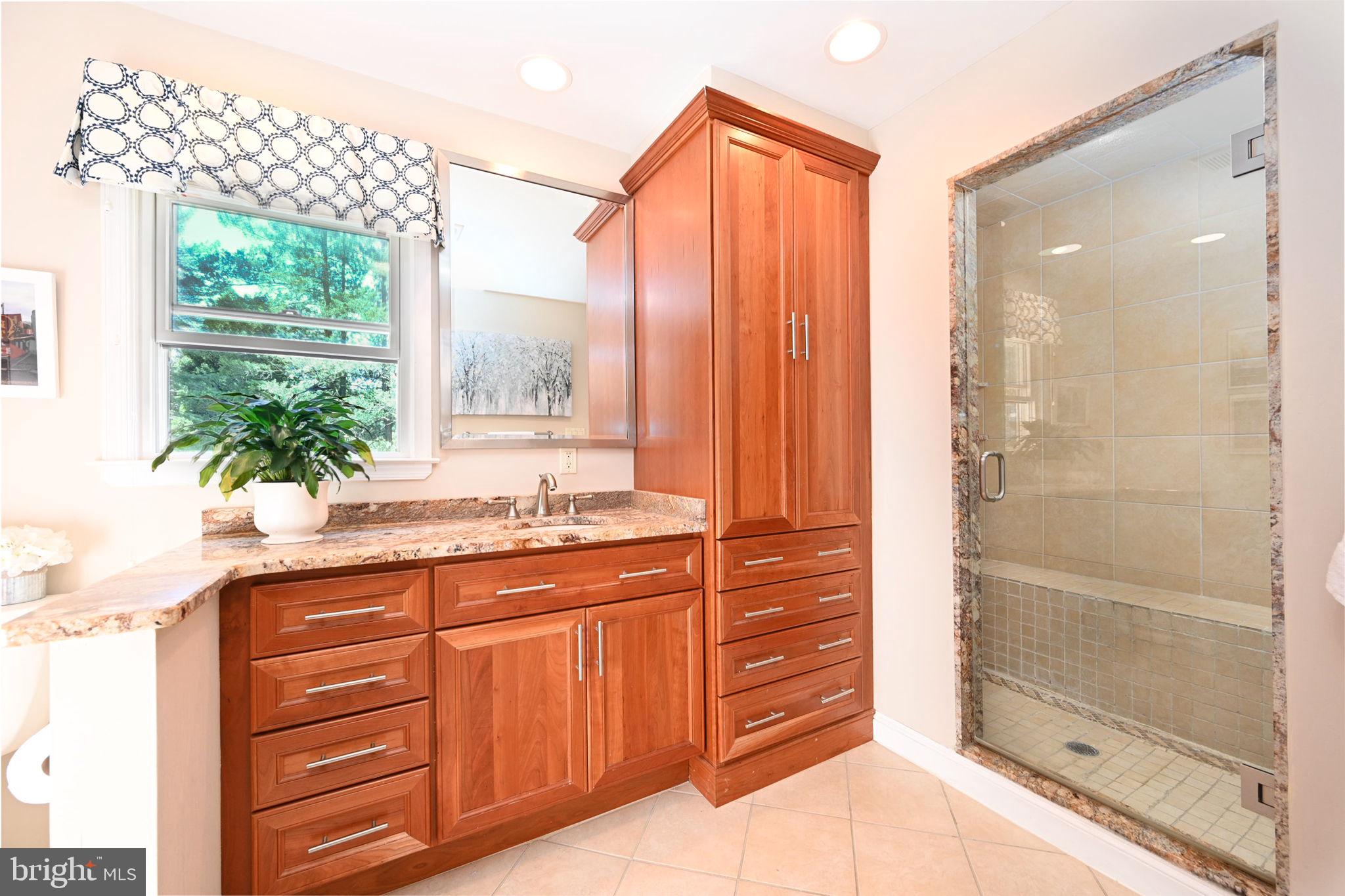 923 Copper Beech Lane Wayne, PA 19087 - Photo 25 of 45 Custom cabinetry and large double shower