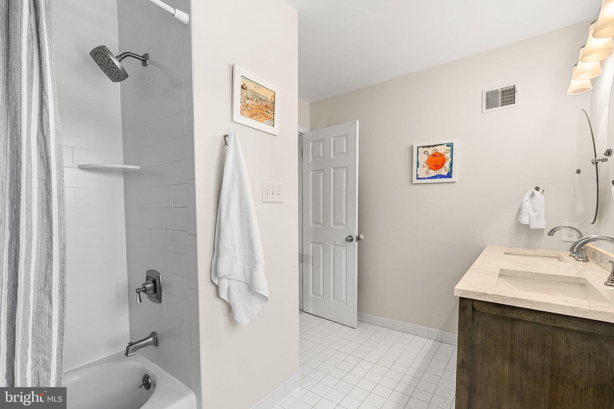 923 Copper Beech Lane Wayne, PA 19087 - Photo 30 of 45 Shower/tub combo and linen closet