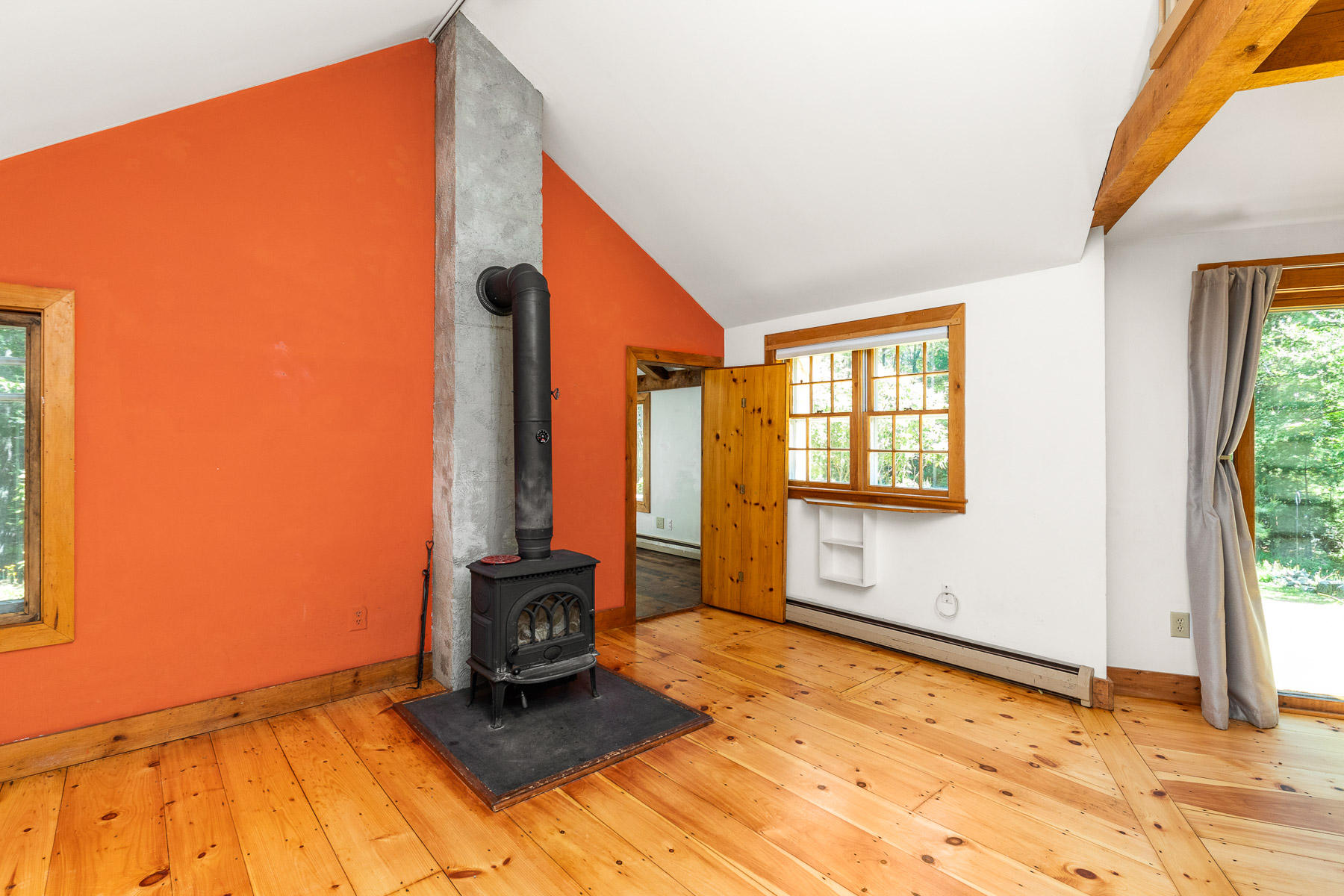 188 Brave Boat Harbor Road Kittery Point, ME 03905 - Photo 15 of 53 Den/Sitting Area w/ Jøtul Wood Stove