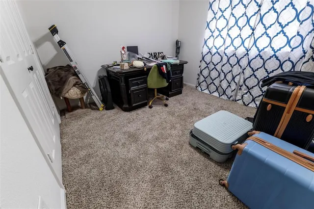 a room with furniture