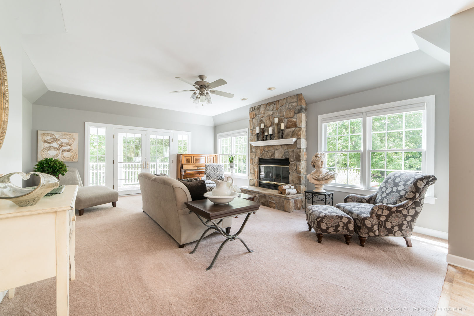 7N607 Stevens Road St. Charles, IL 60175 - Photo 13 of 37 a living room with furniture and a fireplace