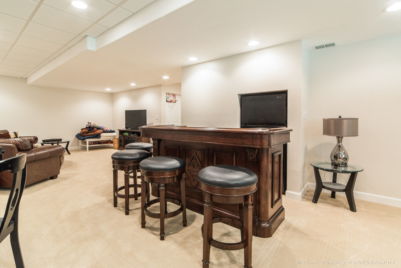 7N607 Stevens Road St. Charles, IL 60175 - Photo 23 of 37 a living room with furniture and a flat screen tv