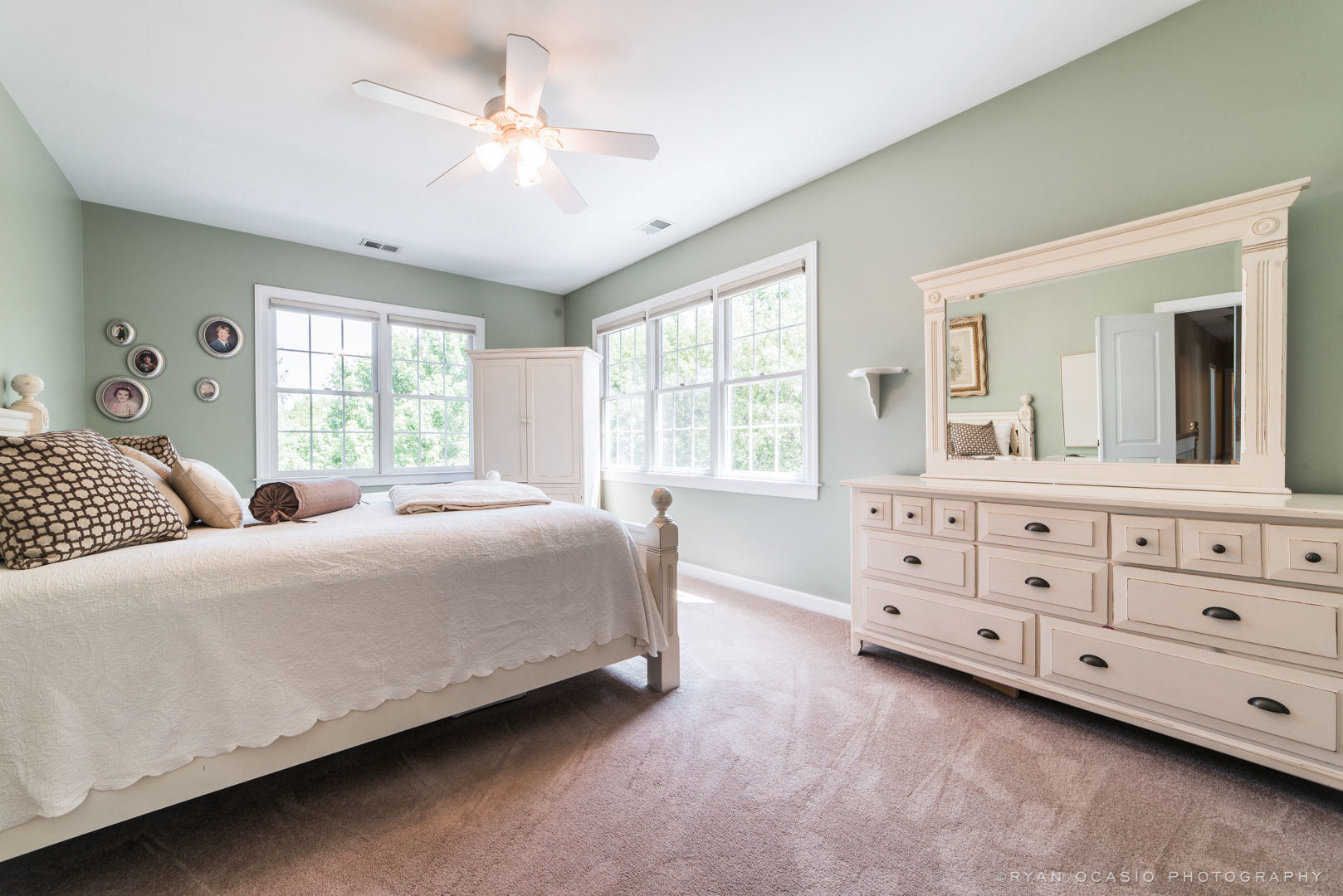 7N607 Stevens Road St. Charles, IL 60175 - Photo 26 of 37 a bedroom with a bed a dresser and a window