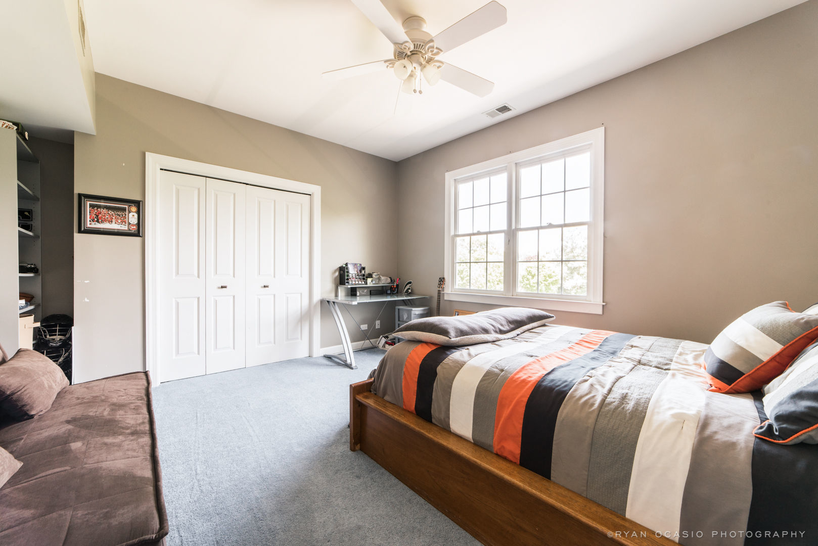 7N607 Stevens Road St. Charles, IL 60175 - Photo 28 of 37 a spacious bedroom with a bed and window