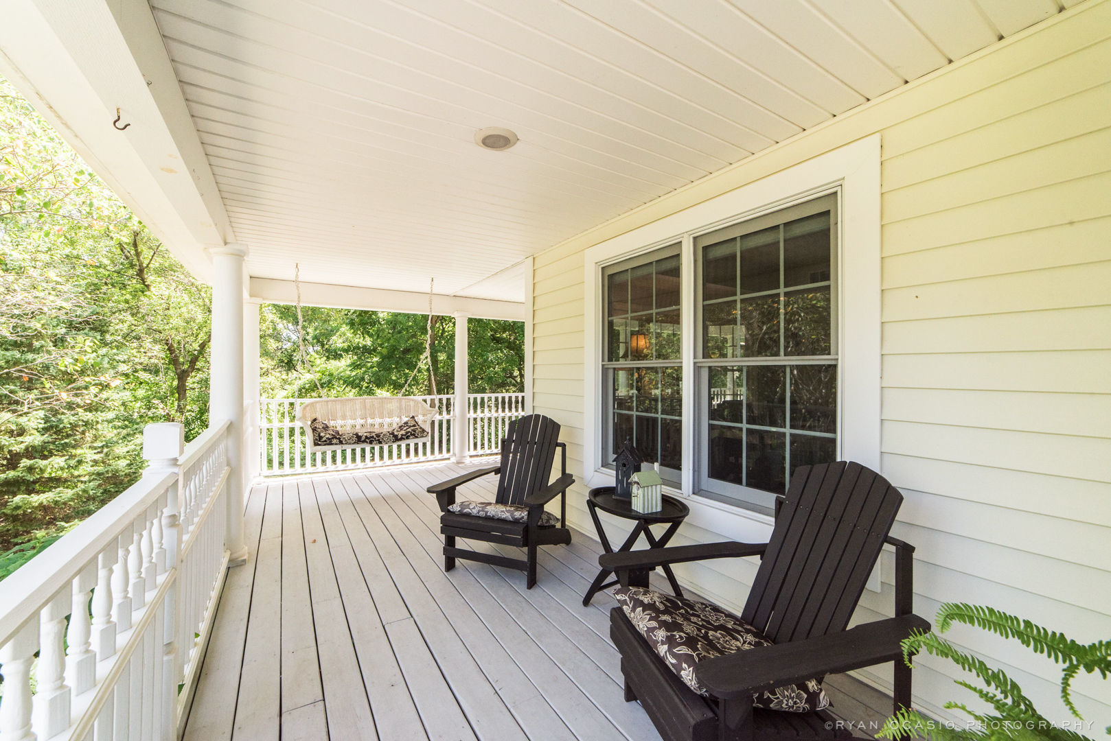 7N607 Stevens Road St. Charles, IL 60175 - Photo 33 of 37 a balcony with wooden floor and outdoor seating