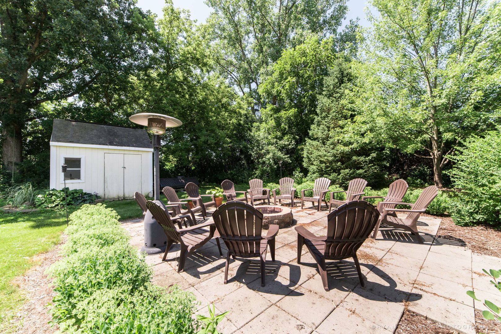 7N607 Stevens Road St. Charles, IL 60175 - Photo 35 of 37 a view of backyard with sitting area and garden