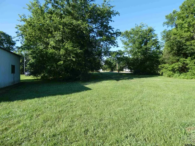 a view of a green yard