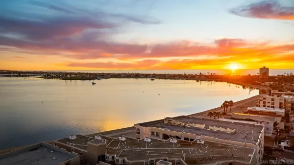 a view of balcony with city view