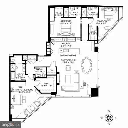 $2,200,000 | 50 South 16th Street, Unit 5501, Philadelphia, PA 19103