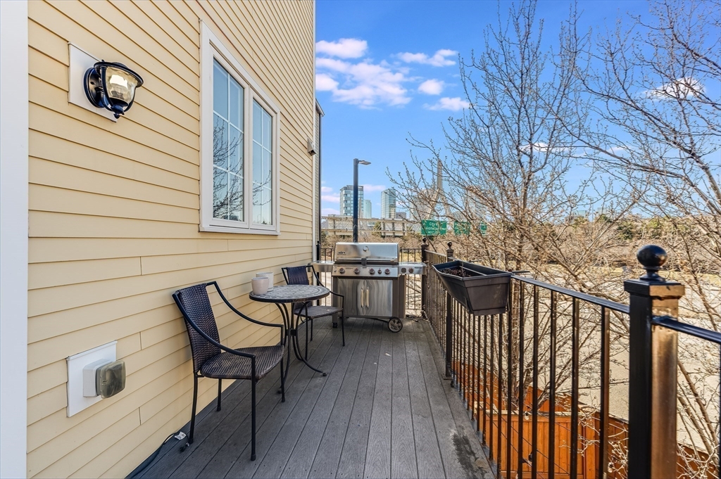 46 Rutherford Avenue Boston, MA 02129 - Photo 14 of 33 a view of a chairs and table in the balcony