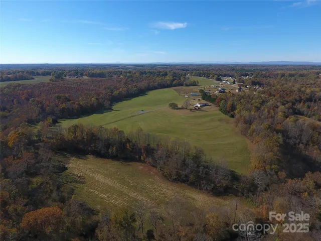 a view of a lake in middle of forest