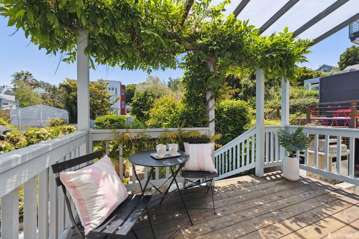 445 Clipper Street San Francisco, CA 94114 - Photo 16 of 62 a view of a chairs on the roof deck