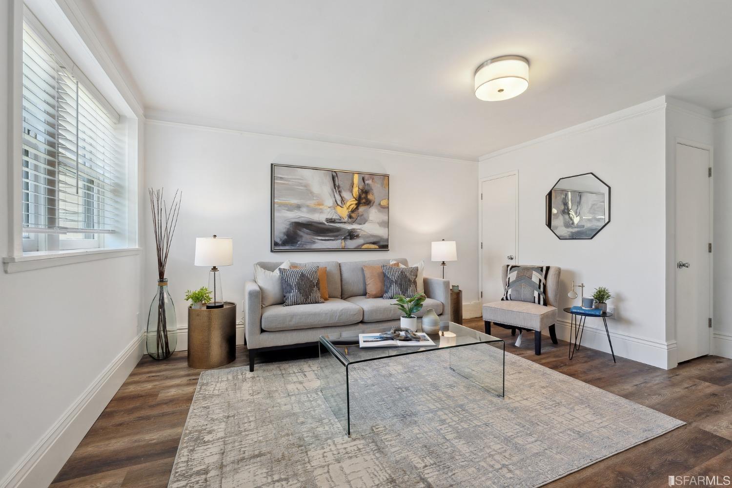 445 Clipper Street San Francisco, CA 94114 - Photo 43 of 62 a living room with furniture and a window