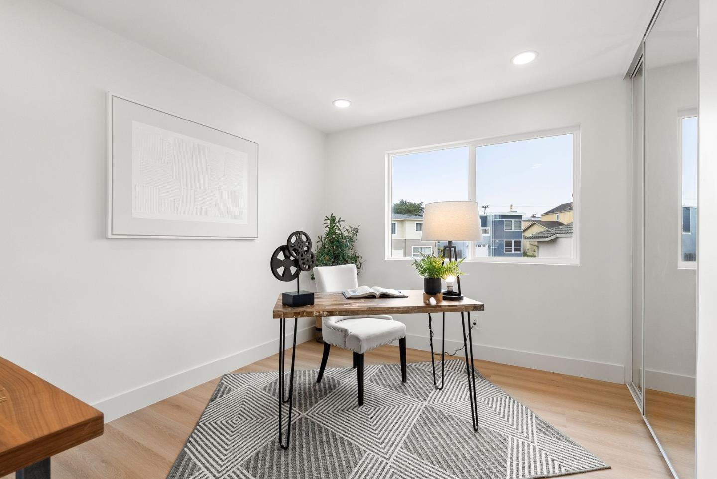 384 Lynbrook Drive Pacifica, CA 94044 - Photo 16 of 40 a workspace with furniture and window