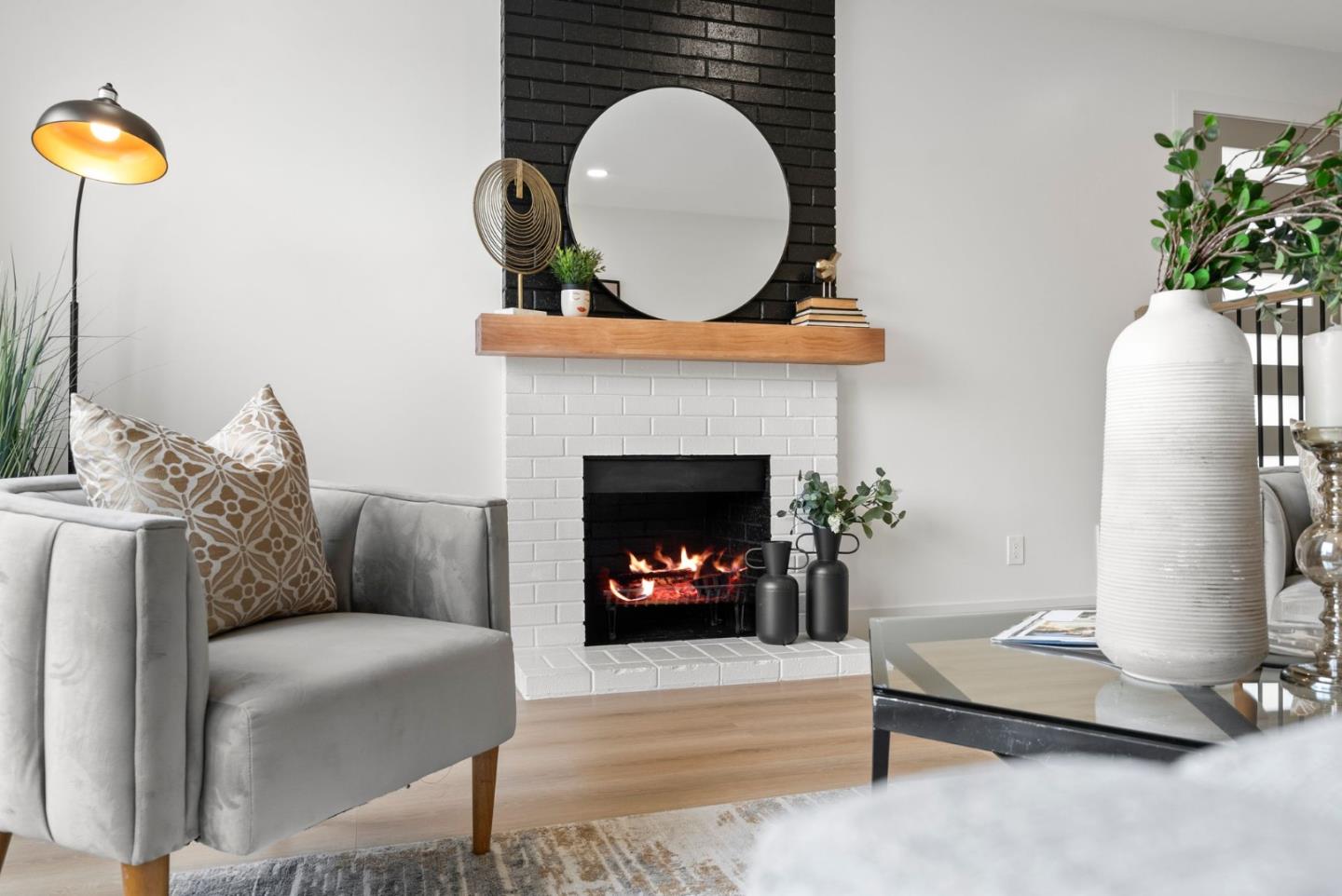 384 Lynbrook Drive Pacifica, CA 94044 - Photo 7 of 40 a living room with furniture and a fireplace