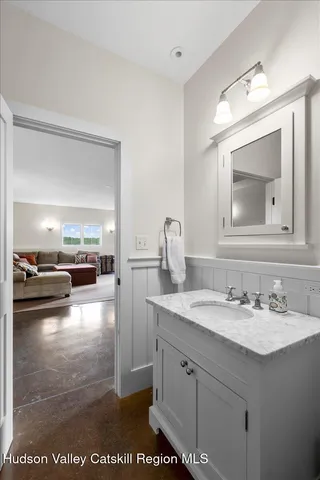 a view of a town with residential houses