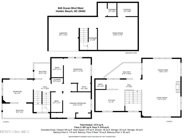 $874,000 | 648 Ocean Boulevard West, Holden Beach, NC 28462