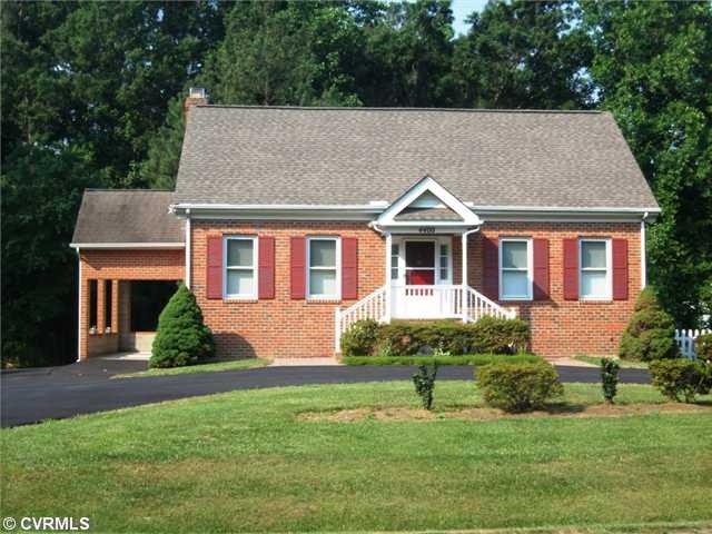 4400 Fordham Road Richmond, VA 23236 - Photo 1 of 12 Exterior Front - Custom Built With All Brick Construction. Circle Driveway, Carport and Rear Parking Pad.