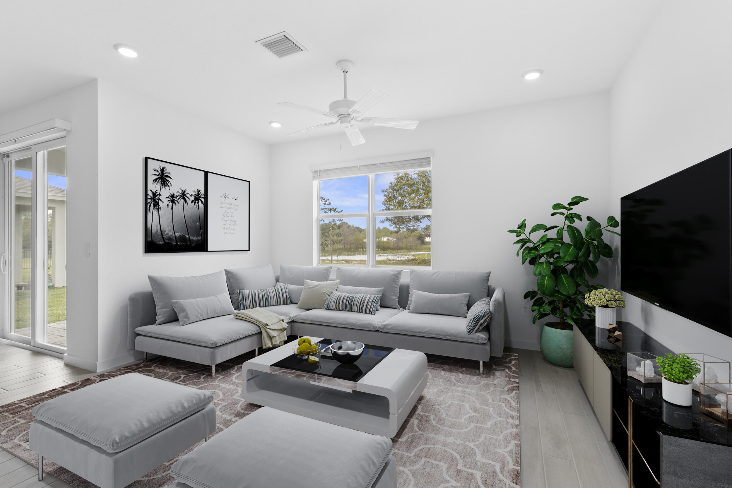 5880 Southeast Sky Blue Circle Stuart, FL 34997 - Photo 13 of 48 5880 Virtually Staged Family Room