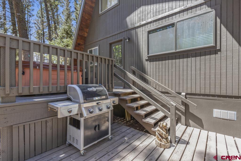 1201 Spruce Road Cimarron, CO 81220 - Photo 35 of 35 a view of a balcony with furniture