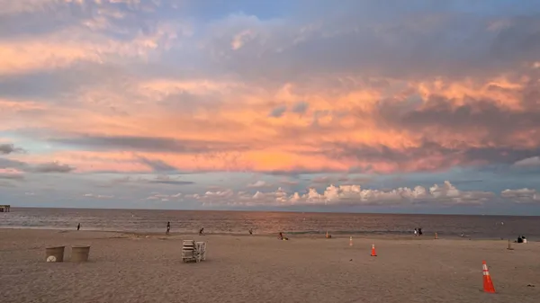 a view of an ocean and beach