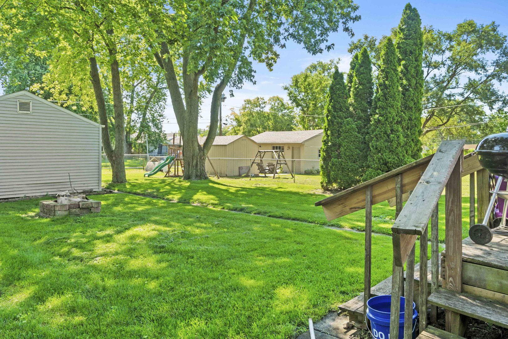 1548 South 5th Avenue Kankakee, IL 60901 - Photo 16 of 18 a view of a house with a backyard