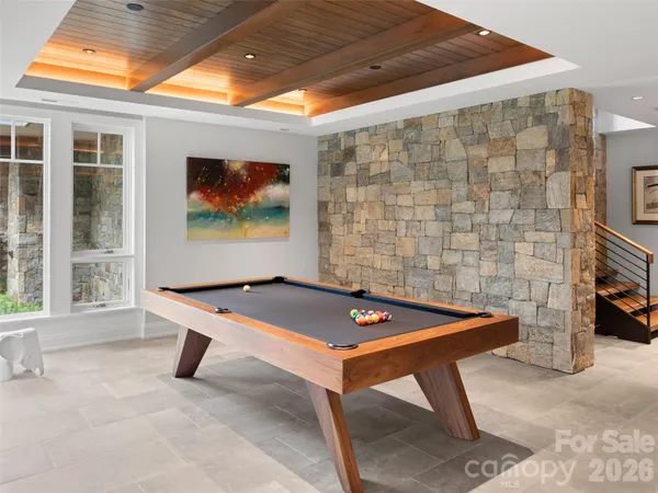 a view of a tables and chair in the room