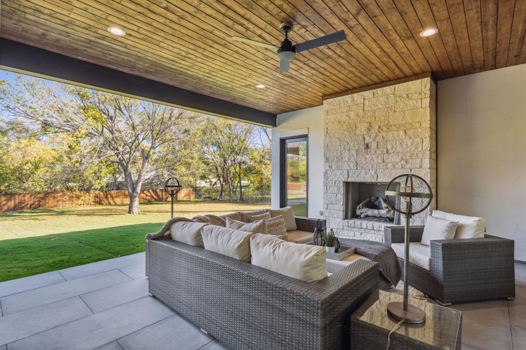 1405 Chelsea Rae Lane Keller, TX 76262 - Photo 30 of 35 a outdoor living space with furniture and garden view