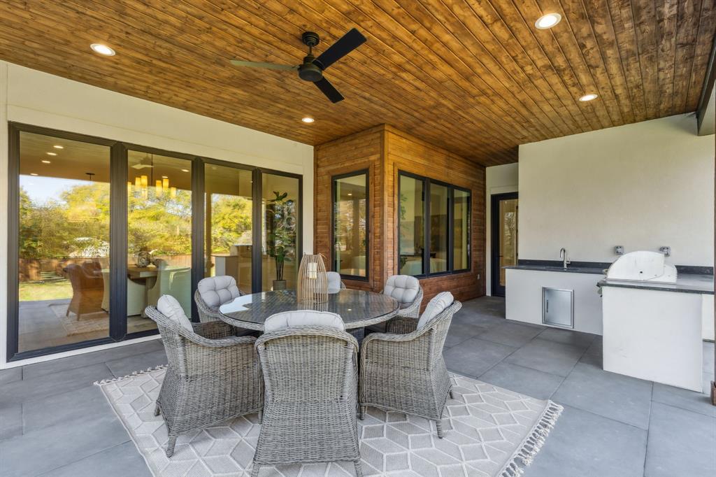 1405 Chelsea Rae Lane Keller, TX 76262 - Photo 31 of 35 a dining room with furniture and large windows
