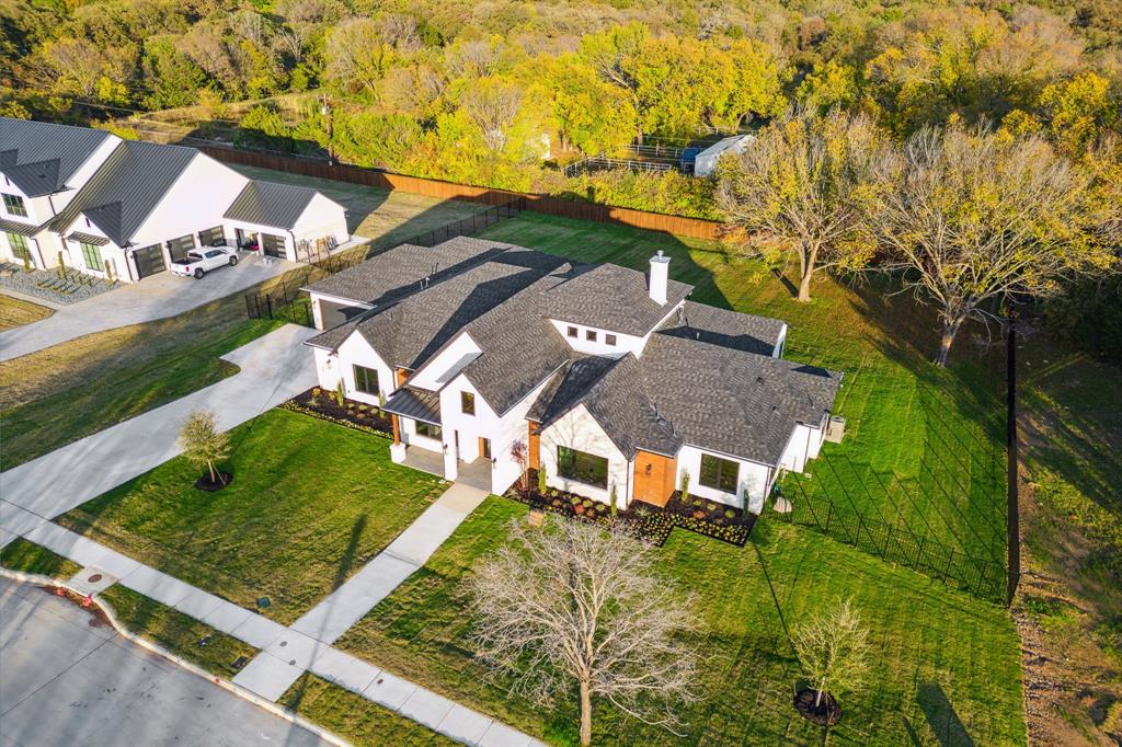 1405 Chelsea Rae Lane Keller, TX 76262 - Photo 35 of 35 an aerial view of a house with garden space and street view