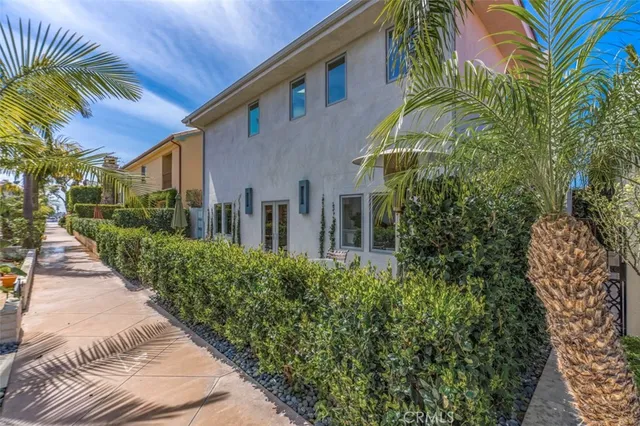 a backyard of a house