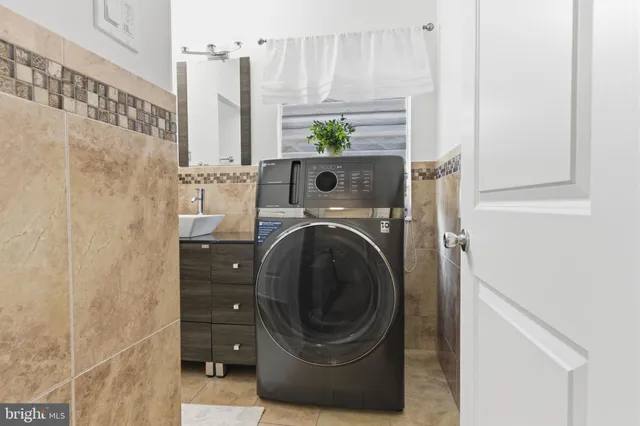 a bedroom with a bed and closet