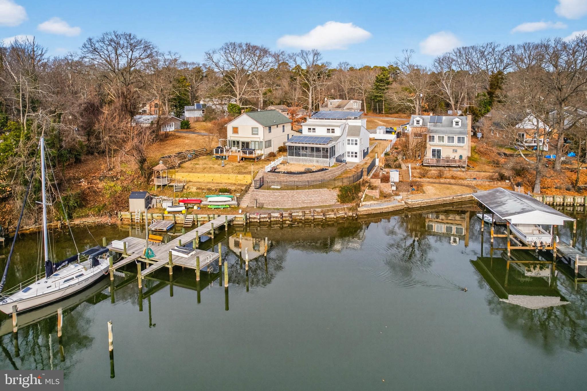333 Sturtons Lane Pasadena, MD 21122 - Photo 40 of 46 Deep water access on a protected cove off Magothy