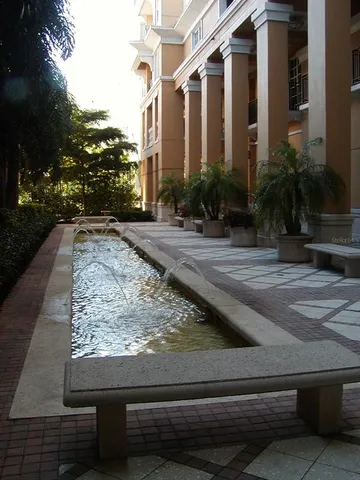 a view of a building entrance