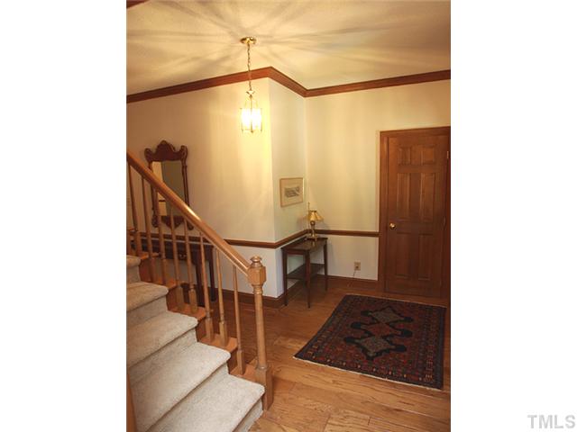 1432 Kildaire Farm Road Cary, NC 27511 - Photo 2 of 17 How nice to be able to greet your friends in this spacious foyer with hardwood floors and cloak closet.