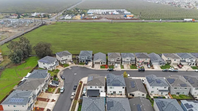 a view of building with ocean view