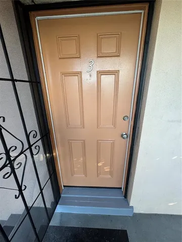 a view of front door