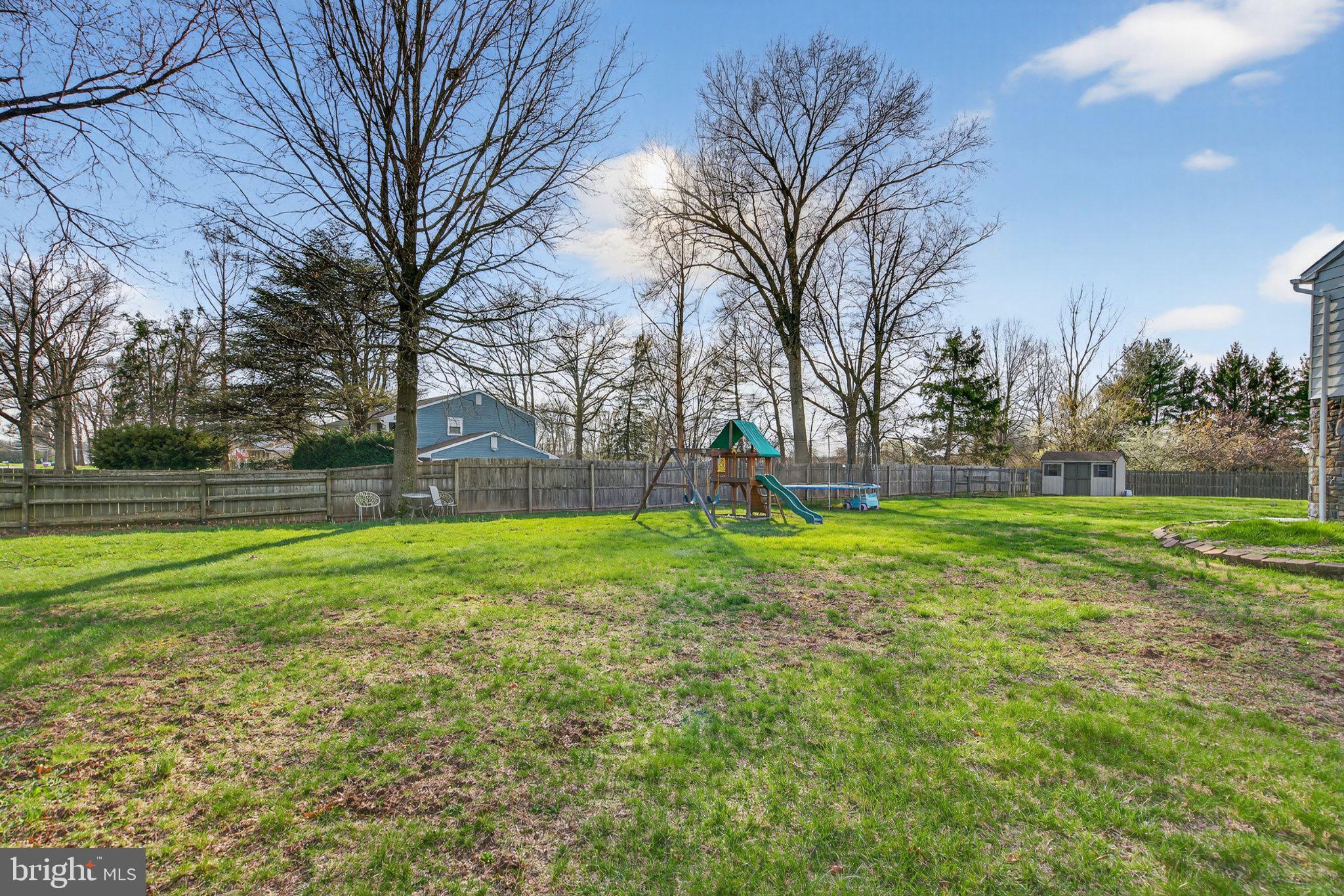 1100 South Valley Forge Road Lansdale, PA 19446 - Photo 36 of 43 Spacious backyard with playset charm.