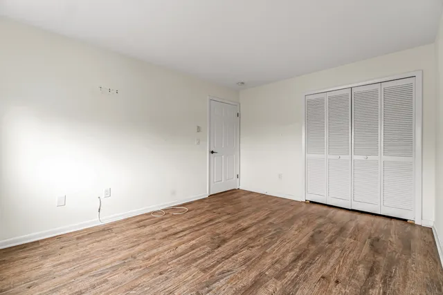 wooden floor in a room