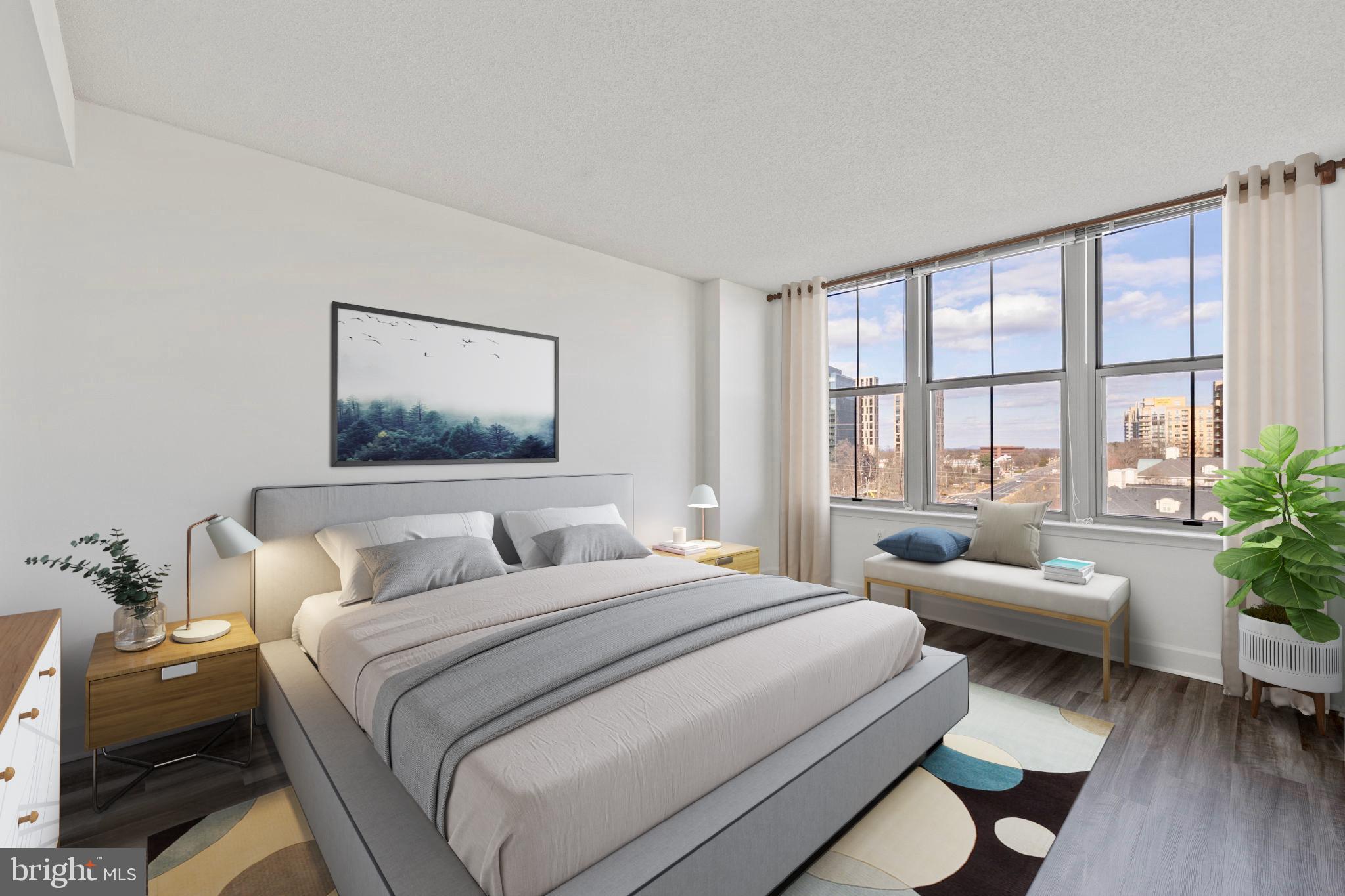 11800 Sunset Hills Road, Unit 1005 Reston, VA 20190 - Photo 19 of 42 Spacious second bedroom w/beautiful views