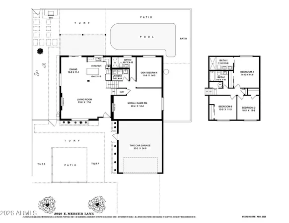 $790,000 | 3929 East Mercer Lane, Phoenix, AZ 85028