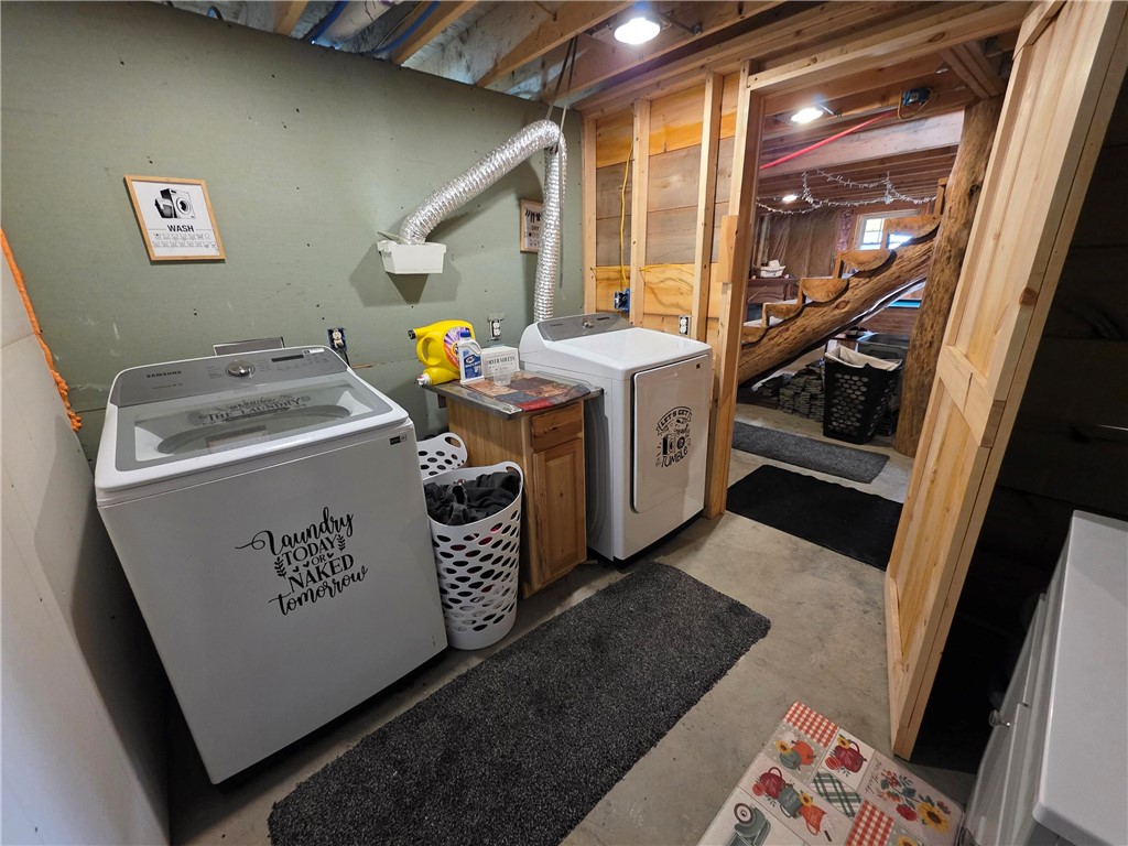 475 Kelly Hill Road Orange, NY 14815 - Photo 20 of 50 Laundry in Half Bathroom in Basement