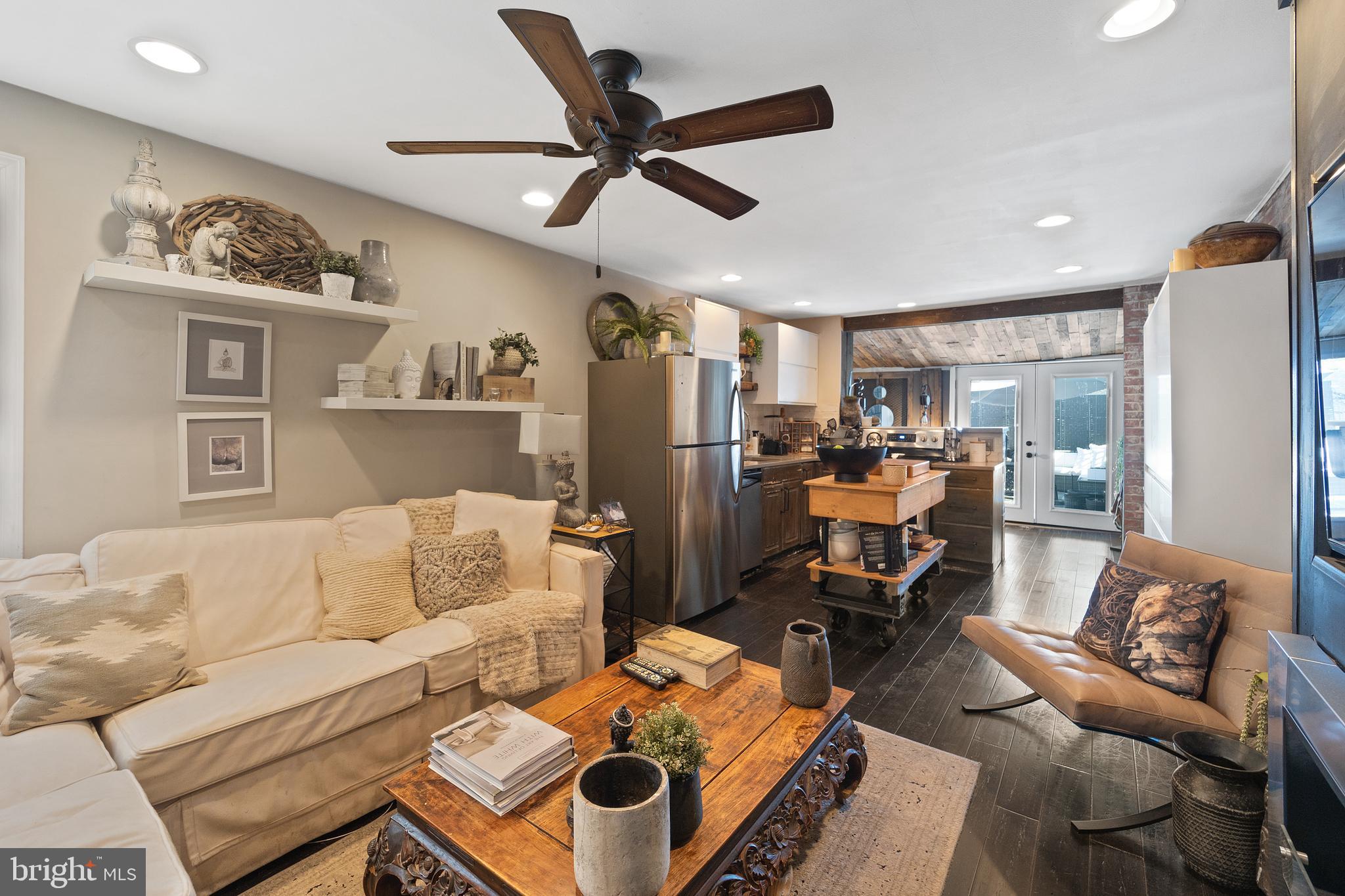 117 Haddon Avenue Haddon Township, NJ 08108 - Photo 21 of 30 a living room with furniture and kitchen view
