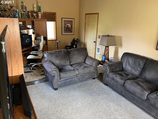1627 Maple Street Myrtle Point, OR 97458 - Photo 12 of 23 a living room with furniture and a lamp