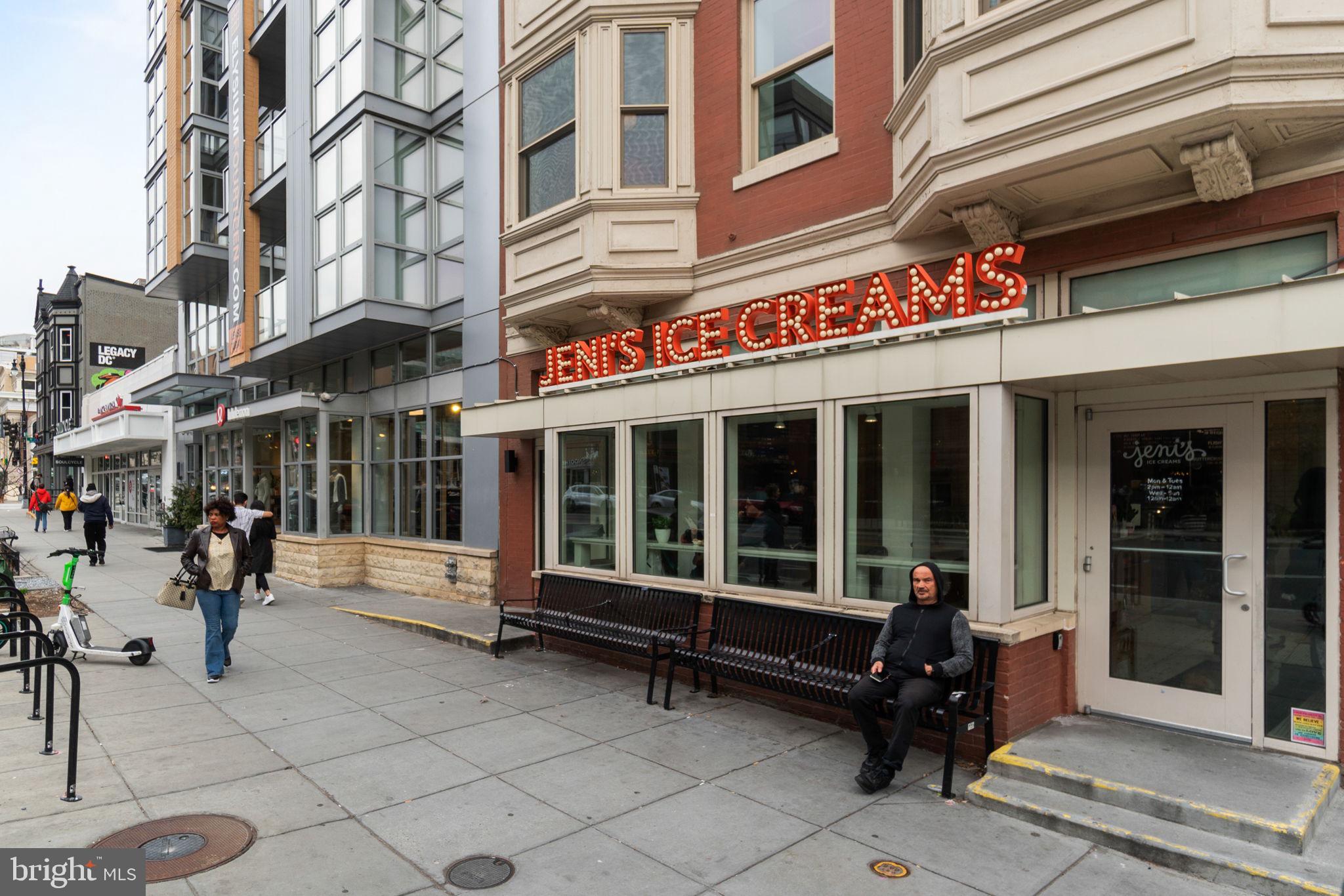 2331 15th Street Northwest, Unit PH01N Washington, DC 20009 - Photo 72 of 92 Jen's Ice Creams is Nearby!