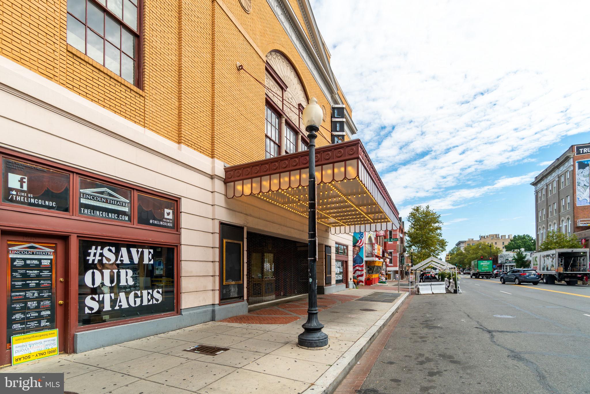 2331 15th Street Northwest, Unit PH01N Washington, DC 20009 - Photo 77 of 92 Lincoln Theatre is Nearby!