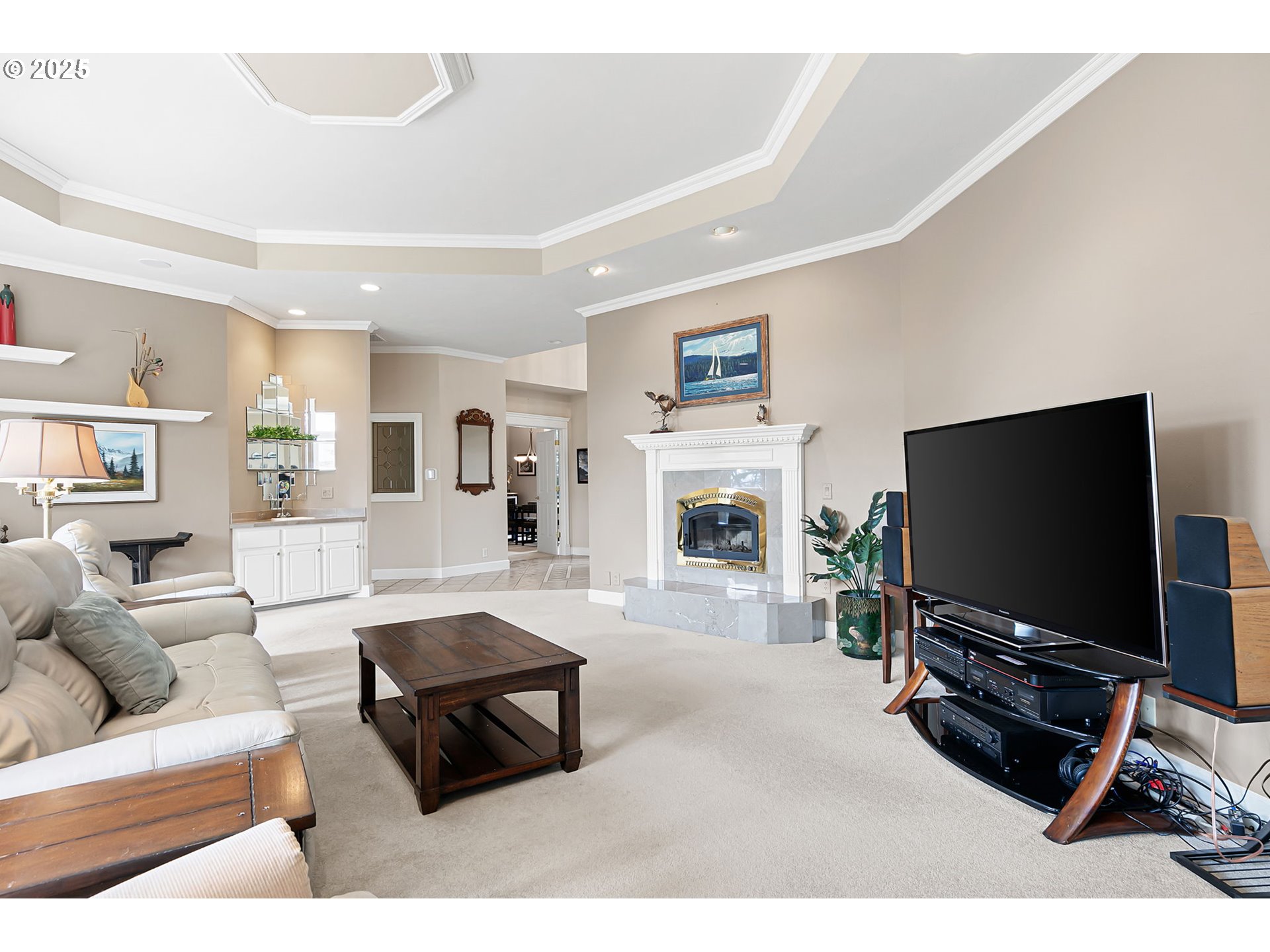 85091 Ridge Top Drive Eugene, OR 97405 - Photo 3 of 46 a living room with furniture and a flat screen tv