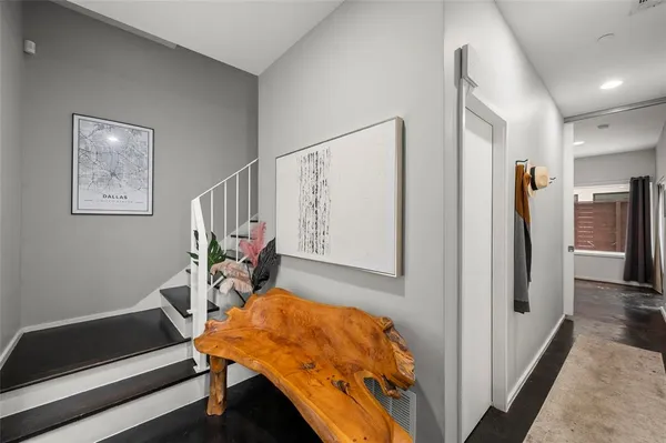 a room with furniture and a window